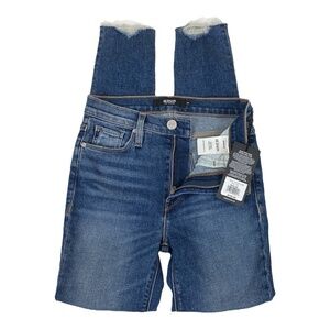 Hudson Jeans Barbara Distressed Super Skinny High Rise Ankle Halo